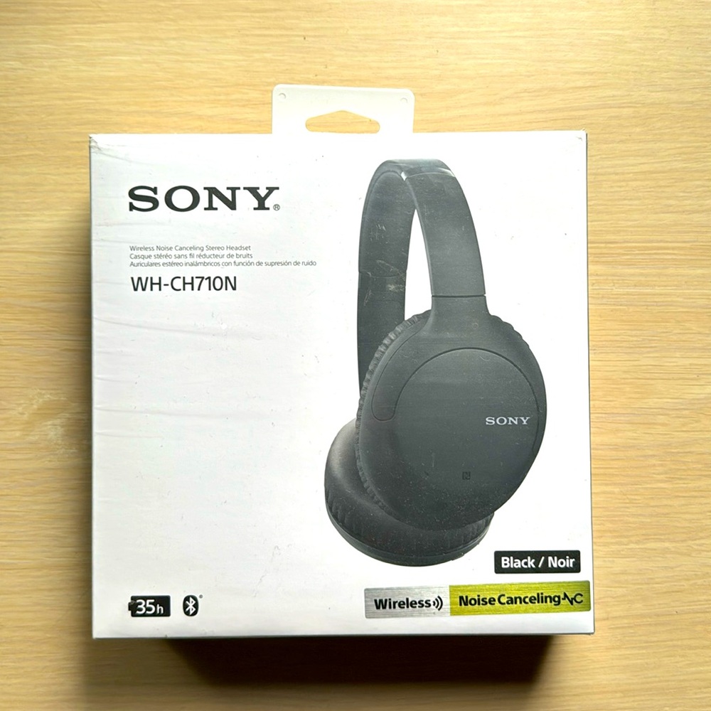 Sony WH-CH710N Wireless Noise-Canceling Headphones - Black - Read Description!!